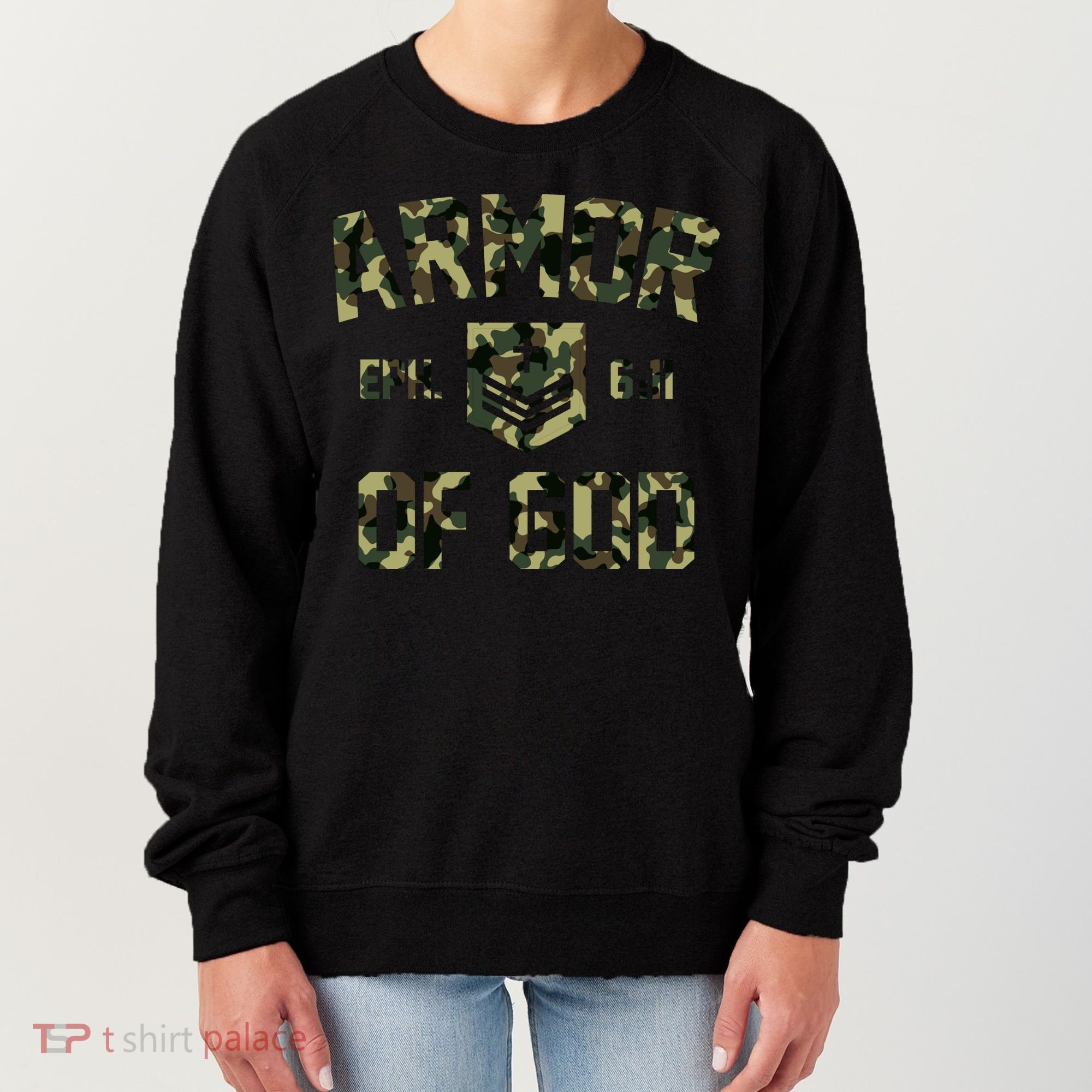 Armor Of God Military Camo Camouflage Women's Sweatshirt