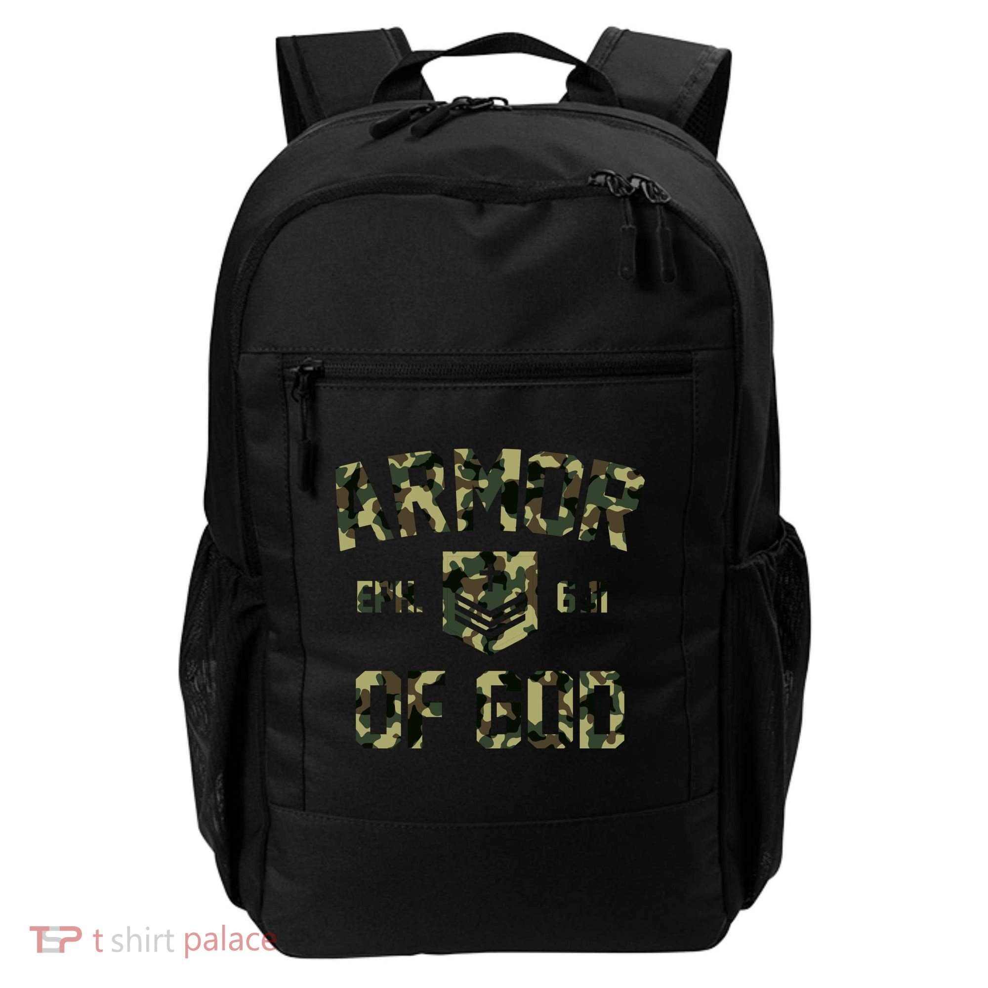 Armor Of God Military Camo Camouflage Backpack