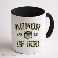 Armor Of God Military Camo Camouflage Coffee Mug thumb 1