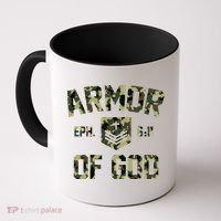 Armor Of God Military Camo Camouflage Coffee Mug thumb 0