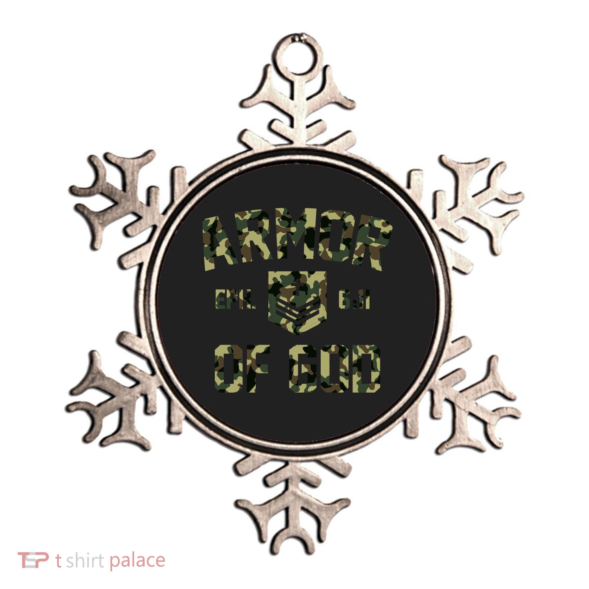 Armor Of God Military Camo Camouflage Ornament