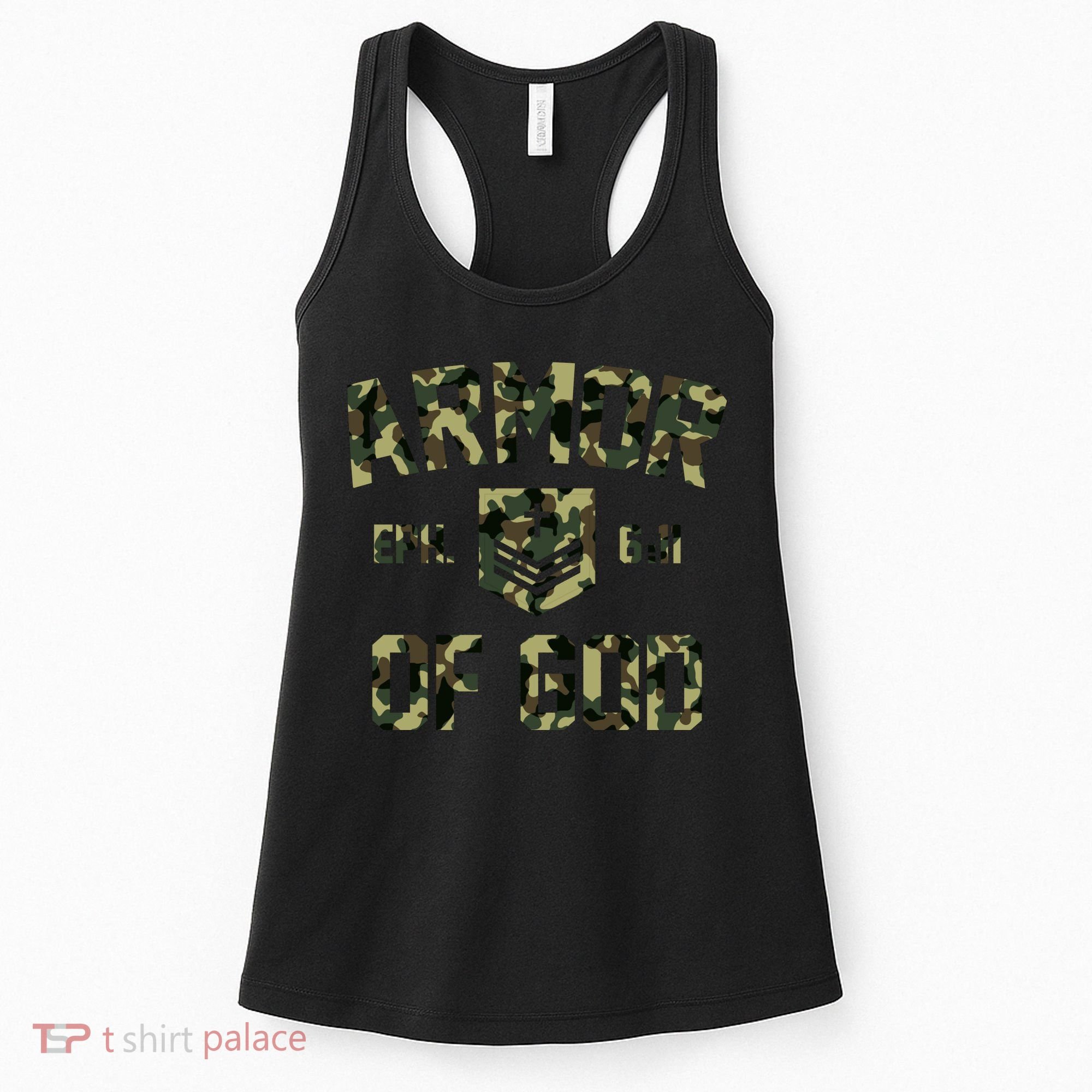 Armor Of God Military Camo Camouflage Women's Tank Top