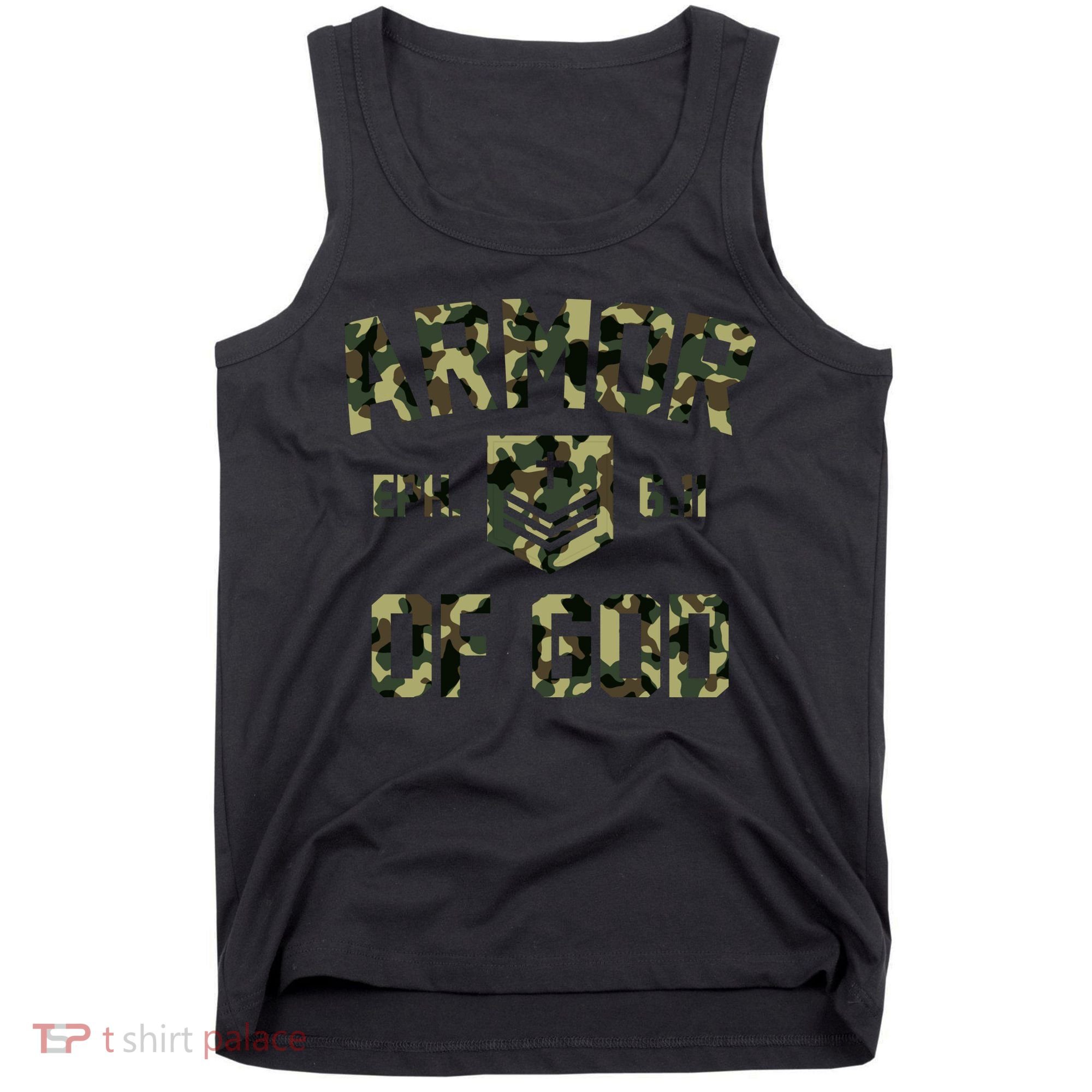 Armor Of God Military Camo Camouflage Tank Top