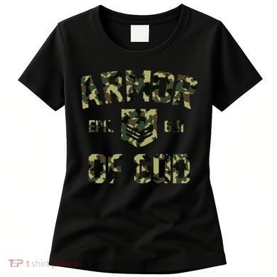 Armor Of God Military Camo Camouflage Women's T-Shirt