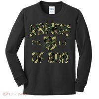 Armor Of God Military Camo Camouflage Kids Long Sleeve Shirt thumb 0