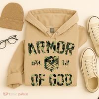 Armor Of God Military Camo Camouflage Hoodie thumb 4