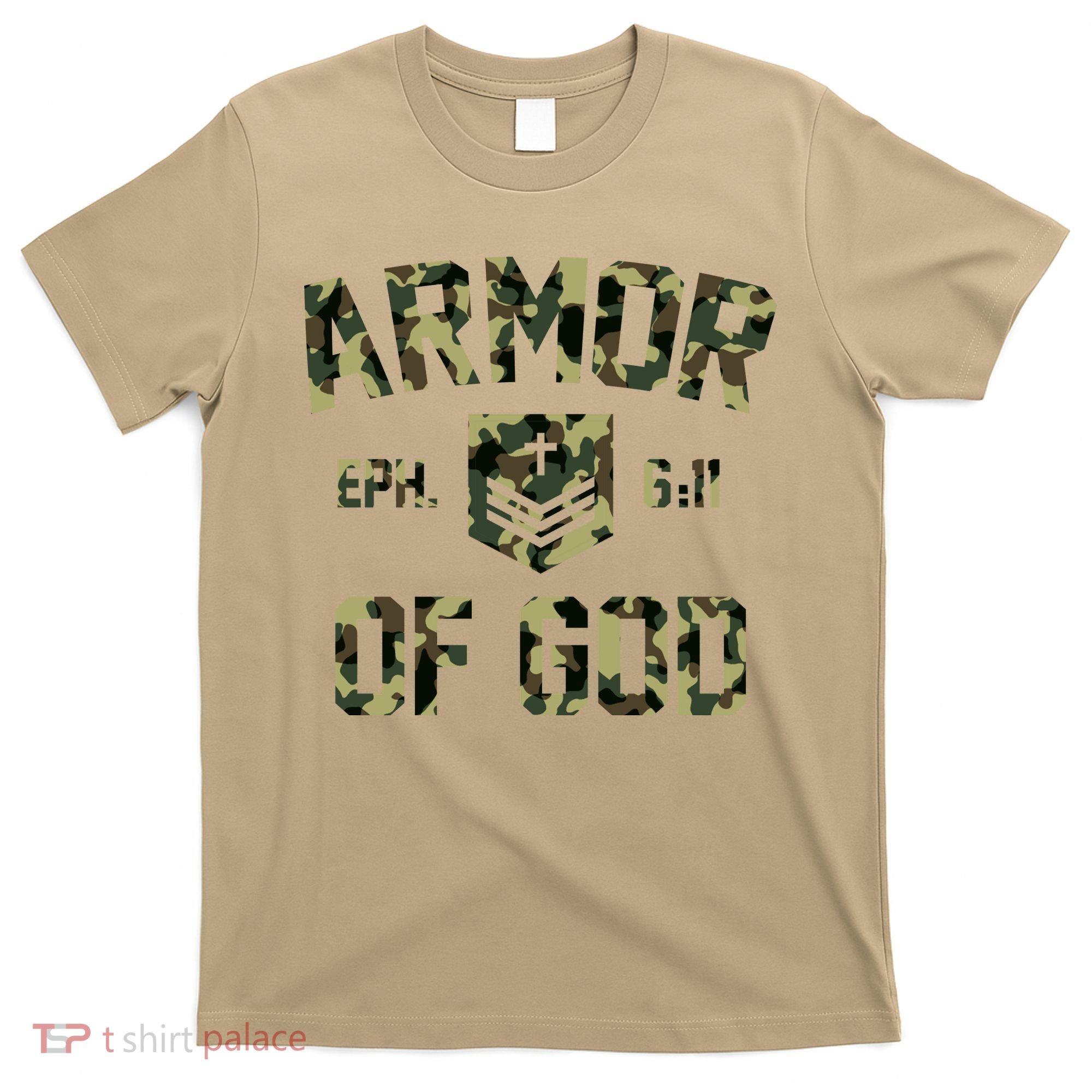 Armor Of God Military Camo Camouflage T-Shirt