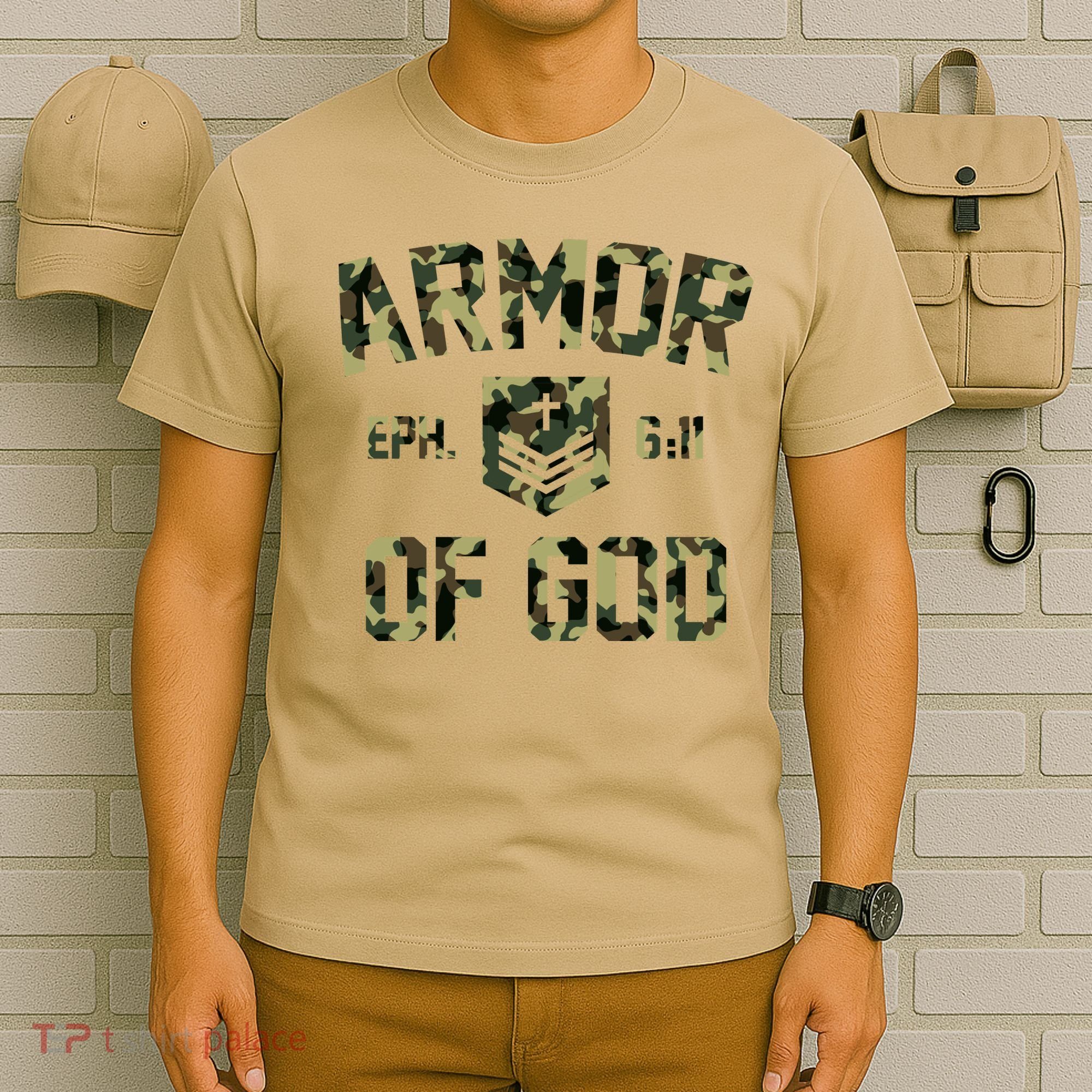 Armor Of God Military Camo Camouflage T-Shirt