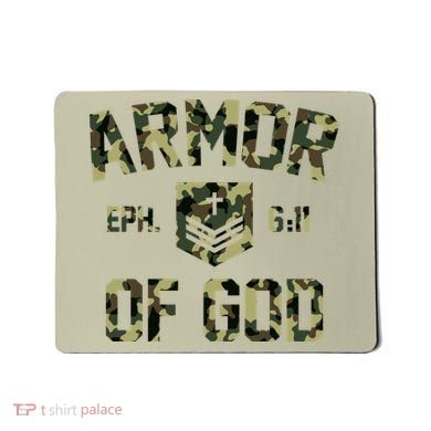 Armor Of God Military Camo Camouflage Mousepad