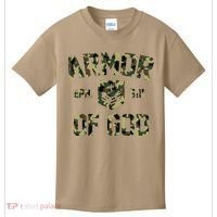 Armor Of God Military Camo Camouflage Kids T-Shirt thumb 0