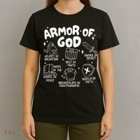 Armor Of God put on the armor of God Christian bible verses T-Shirt thumb 4