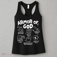 Armor Of God put on the armor of God Christian bible verses Women's Tank Top thumb 3