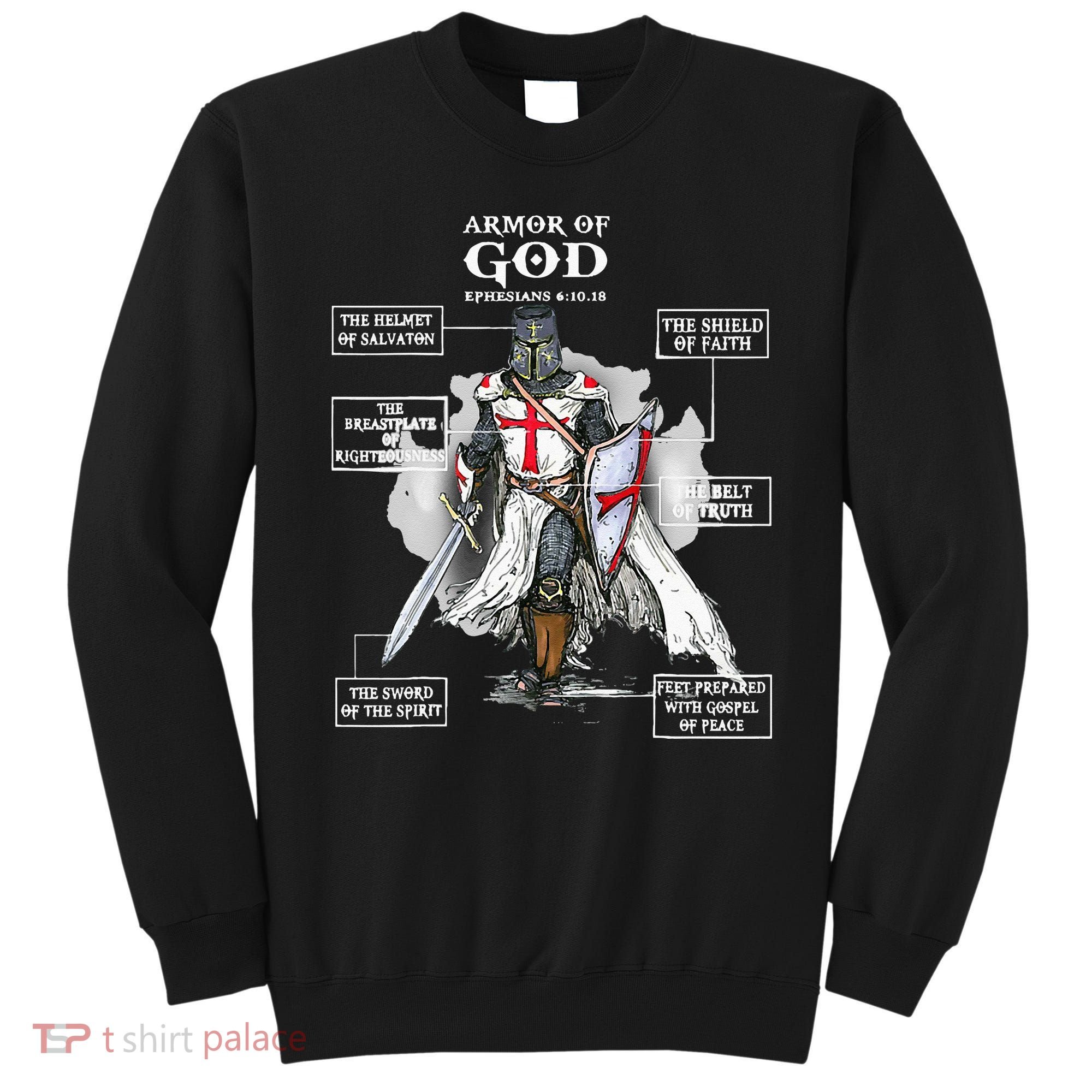Armor Of God Bible Verse Cool Ephesians 611 Christian Bible Sweatshirt
