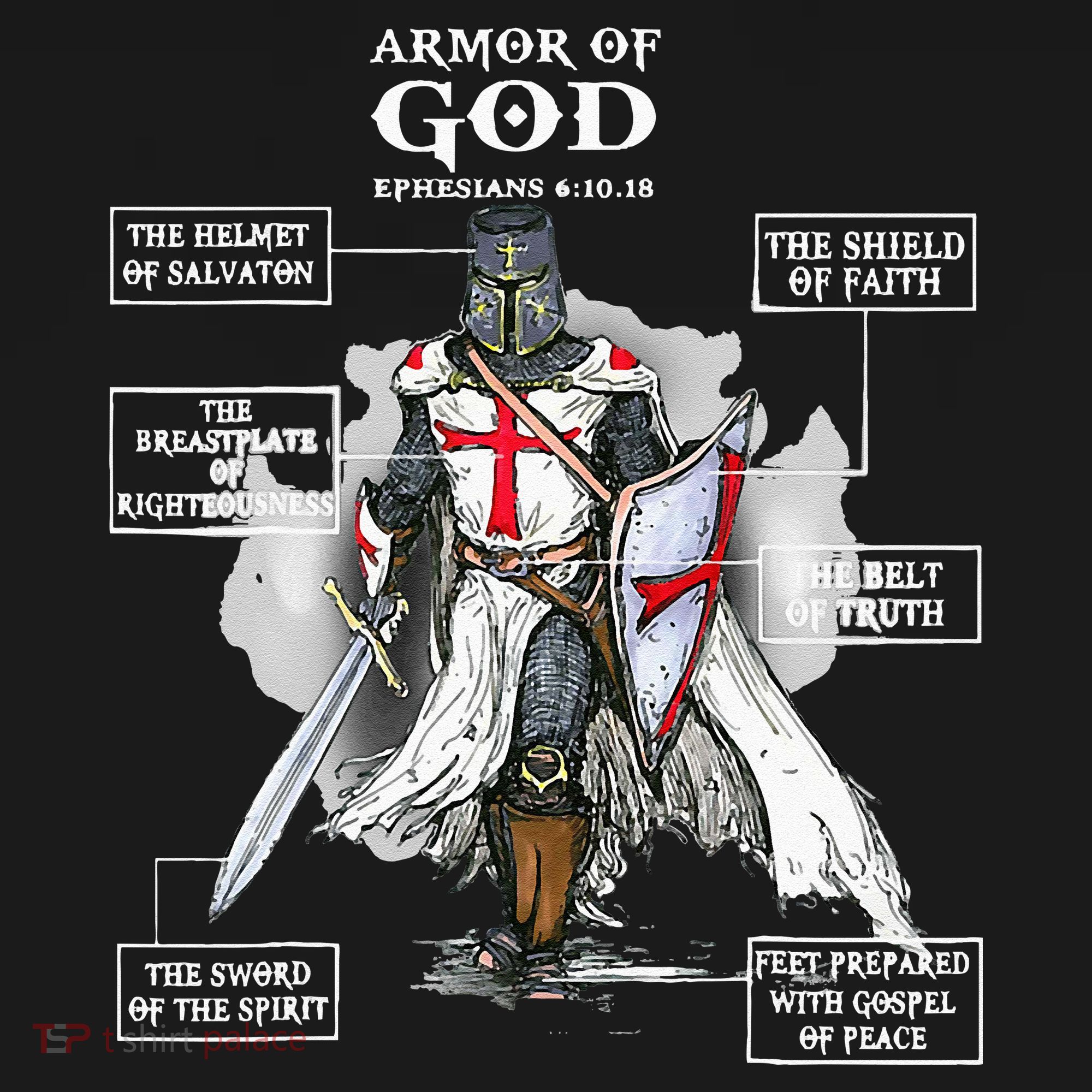 Armor Of God Bible Verse Cool Ephesians 611 Christian Bible Sweatshirt