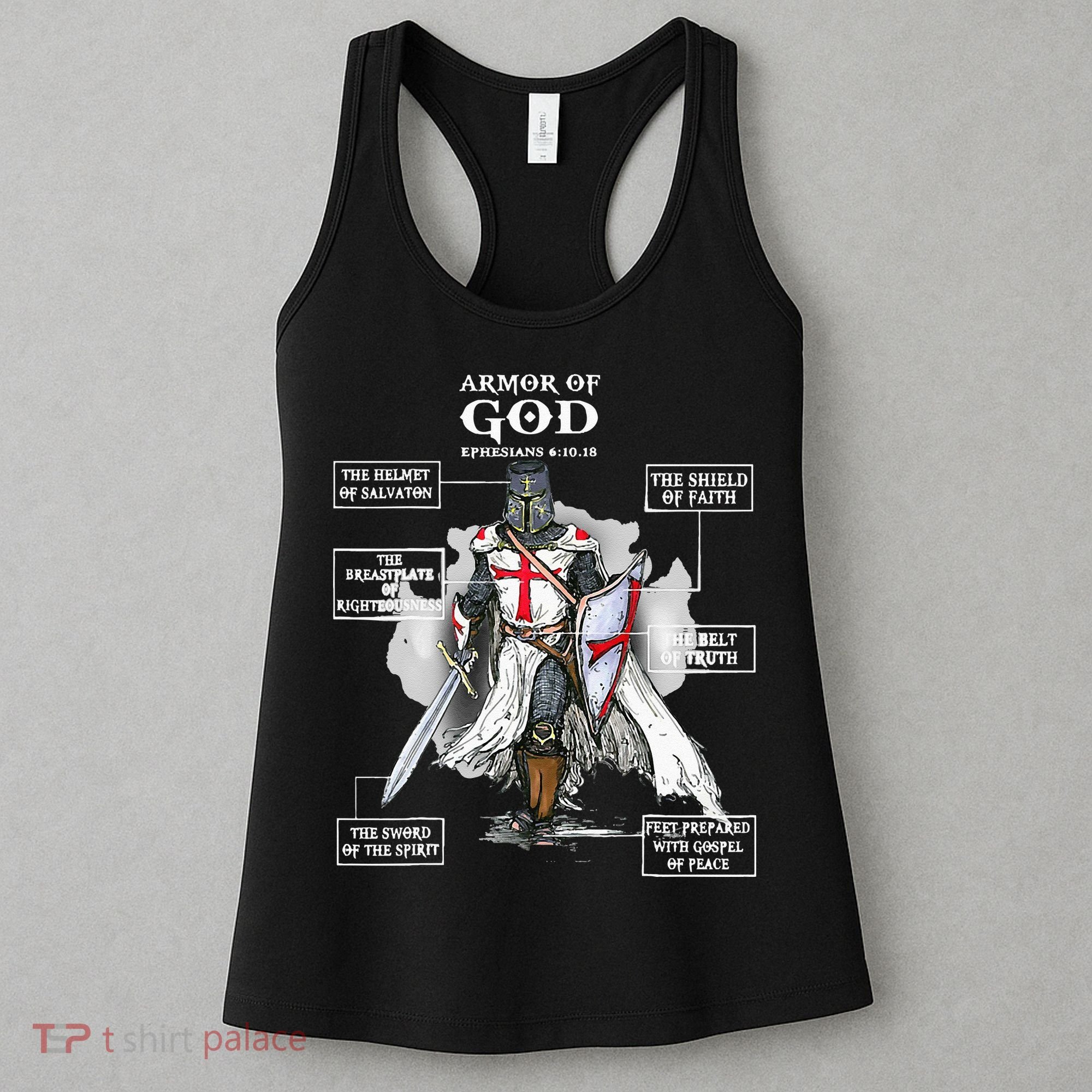 Armor Of God Bible Verse Cool Ephesians 611 Christian Bible Women's Tank Top
