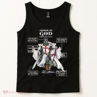 Armor Of God Bible Verse Cool Ephesians 611 Christian Bible Tank Top thumb 2