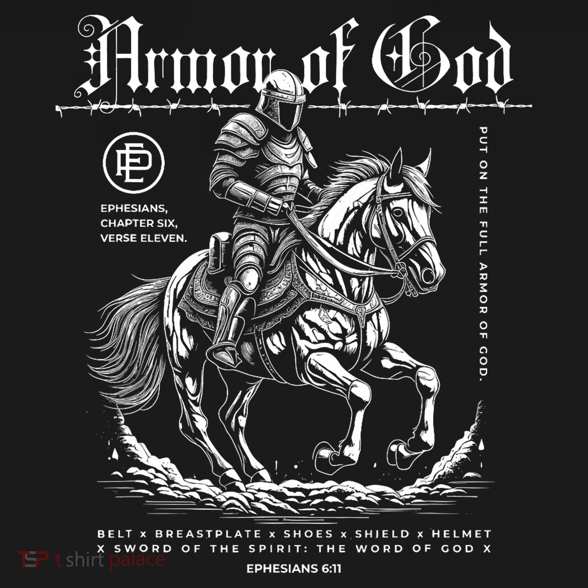 Armor Of God | Put On The Full Armor Of God | Christian Women's Hoodie