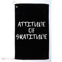 Attitude Of Gratitude Cool Gift Golf Towel thumb 0