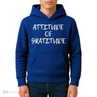 Attitude Of Gratitude Cool Gift Kids Hoodie thumb 4