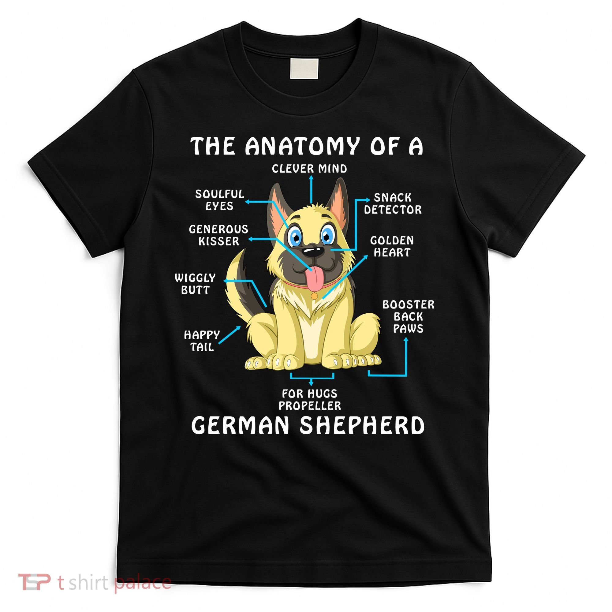 Anatomy Of German Shepherd T-Shirt