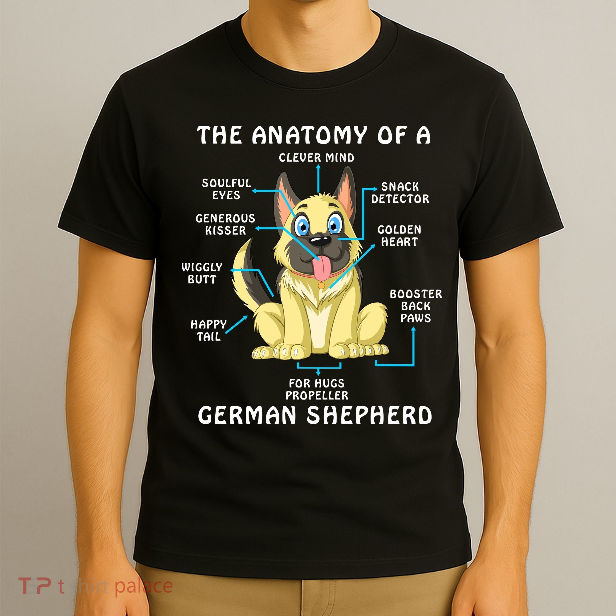Anatomy Of German Shepherd T-Shirt