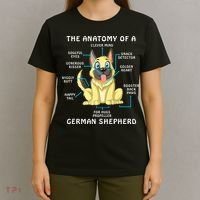 Anatomy Of German Shepherd T-Shirt thumb 4