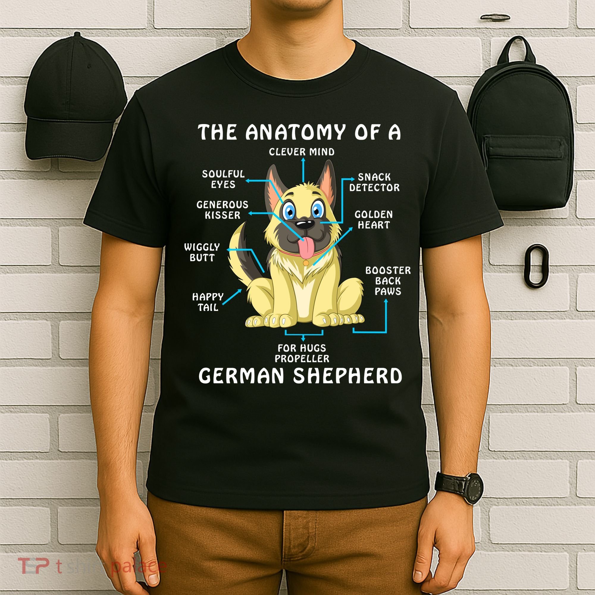 Anatomy Of German Shepherd T-Shirt