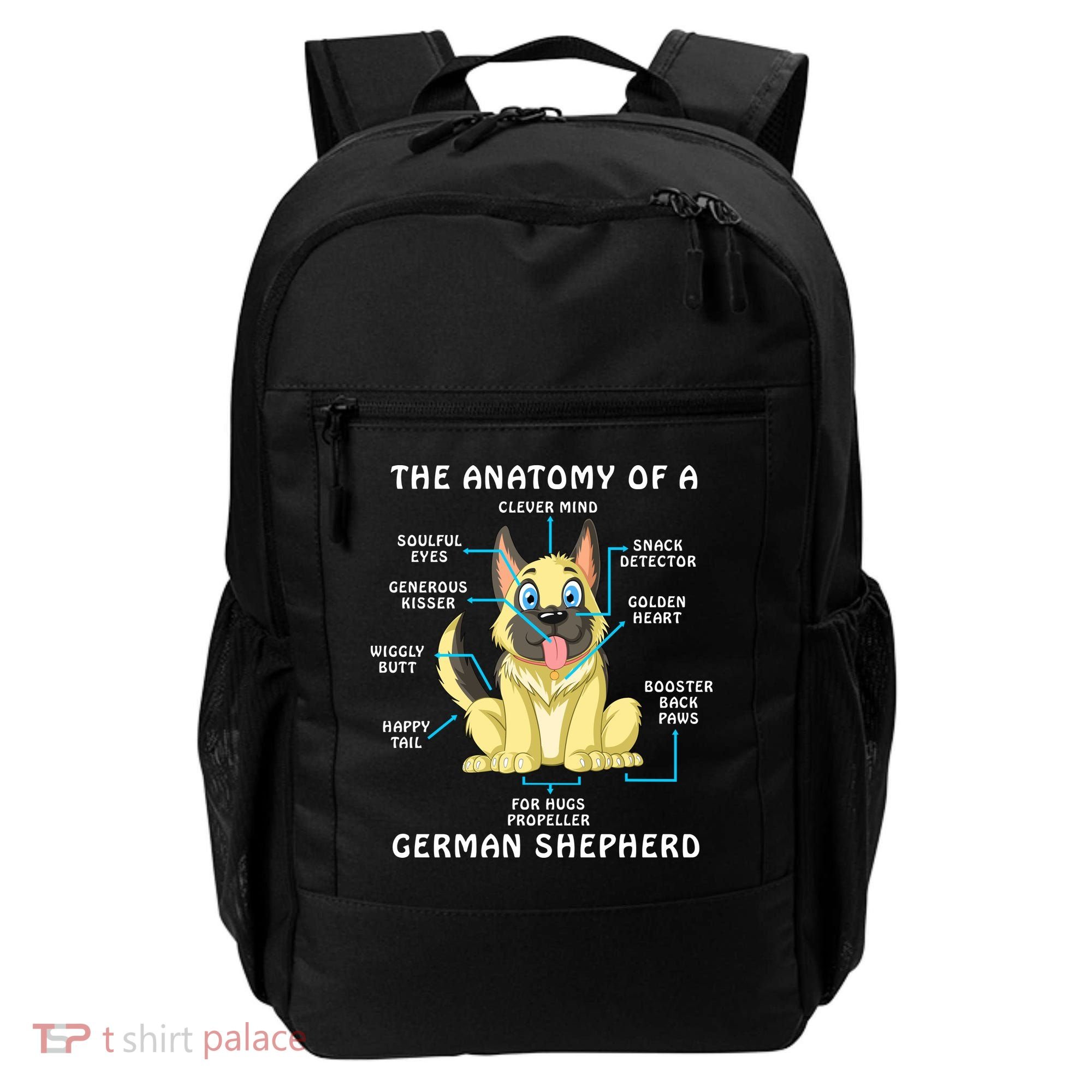 Anatomy Of German Shepherd Backpack