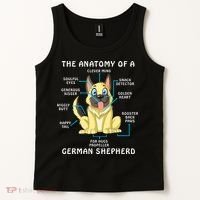 Anatomy Of German Shepherd Tank Top thumb 2