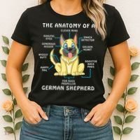 Anatomy Of German Shepherd Women's T-Shirt thumb 2