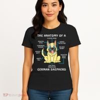Anatomy Of German Shepherd Women's T-Shirt thumb 4