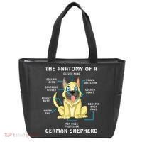 Anatomy Of German Shepherd Tote Bag thumb 0