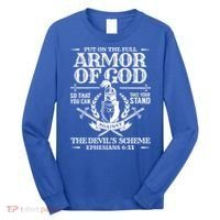 Armor Of God Christian Bible Verse Religious Cool Gift Long Sleeve Shirt thumb 0