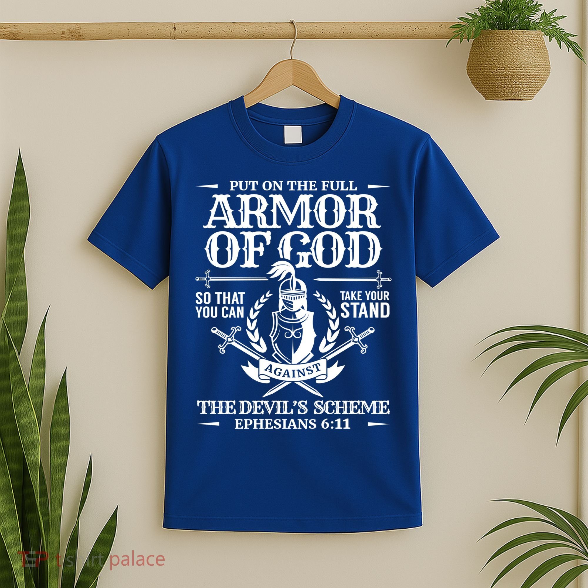 Armor Of God Christian Bible Verse Religious Cool Gift T-Shirt