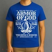 Armor Of God Christian Bible Verse Religious Cool Gift T-Shirt thumb 3
