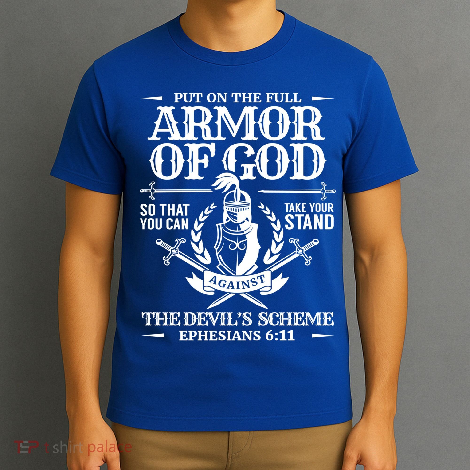 Armor Of God Christian Bible Verse Religious Cool Gift T-Shirt