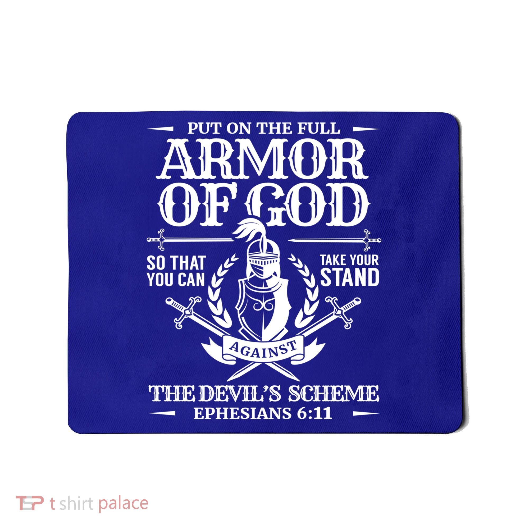 Armor Of God Christian Bible Verse Religious Cool Gift Mousepad