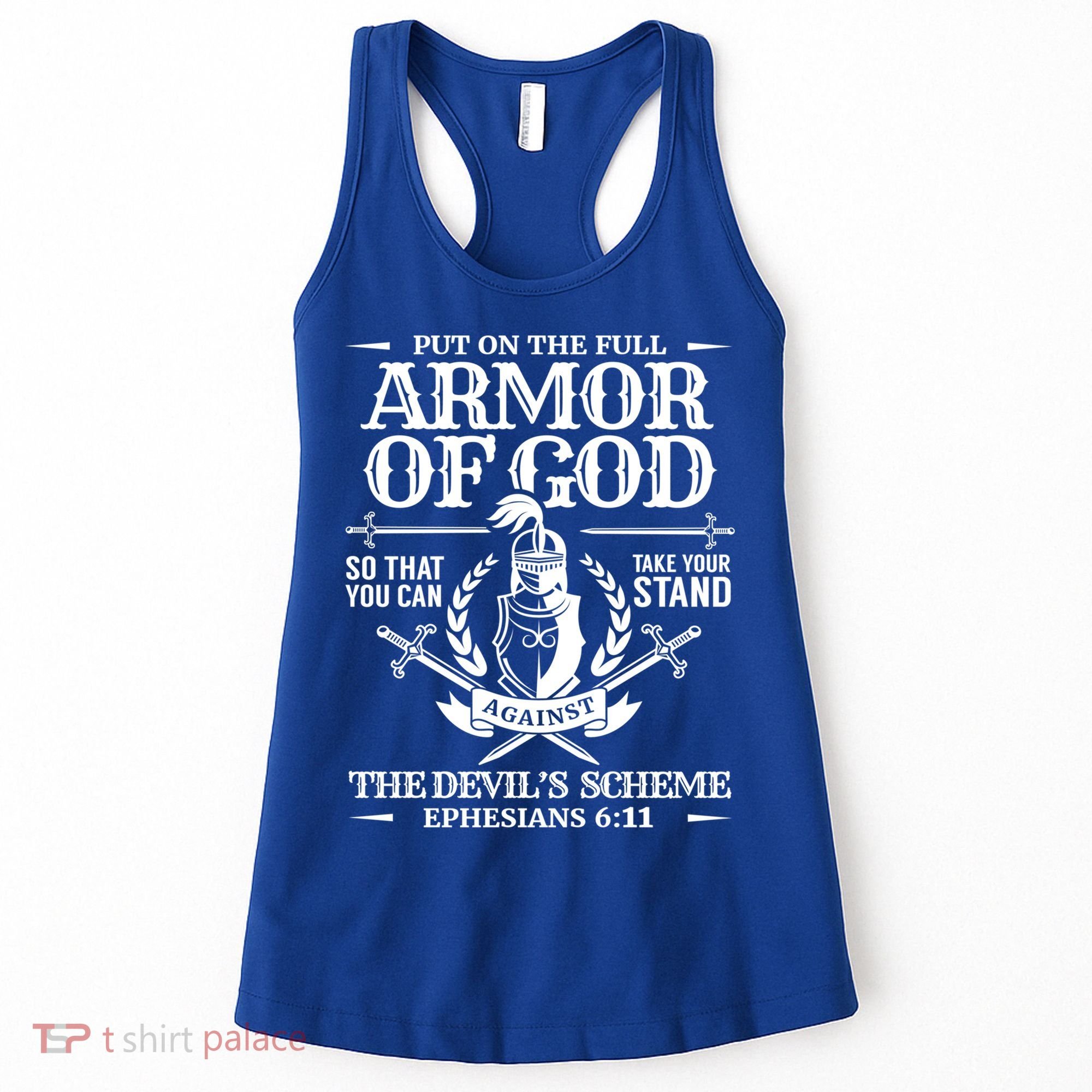 Armor Of God Christian Bible Verse Religious Cool Gift Women's Tank Top