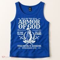 Armor Of God Christian Bible Verse Religious Cool Gift Tank Top thumb 2