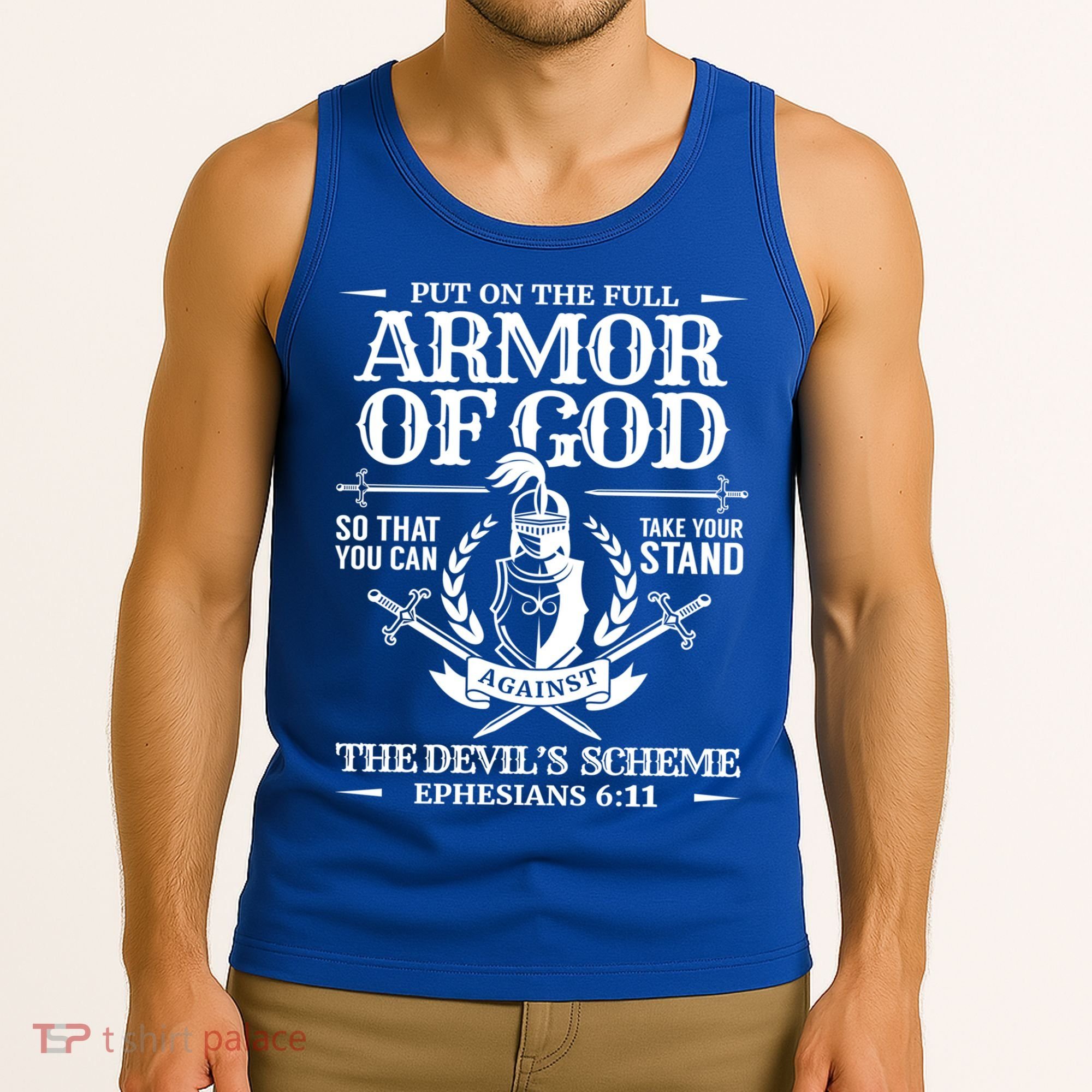 Armor Of God Christian Bible Verse Religious Cool Gift Tank Top