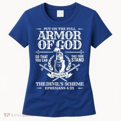 Armor Of God Christian Bible Verse Religious Cool Gift Women's T-Shirt