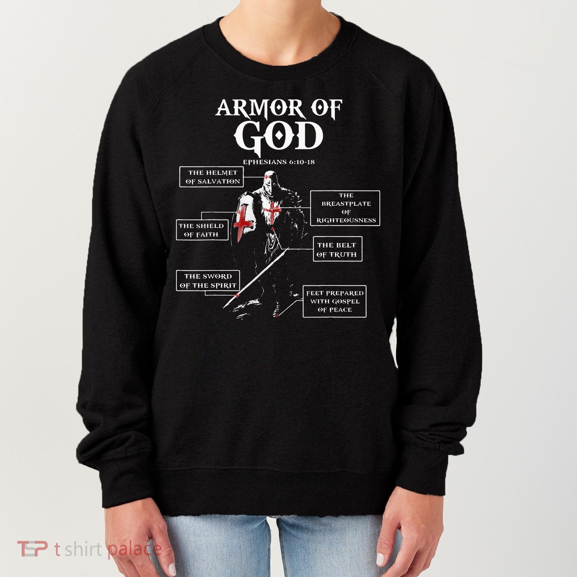 Armor Of God Bible Verse Cool For Religious Christian Women's Sweatshirt