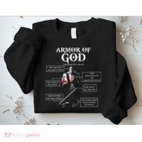 Armor Of God Bible Verse Cool For Religious Christian Sweatshirt thumb 2