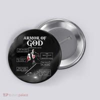Armor Of God Bible Verse Cool For Religious Christian Button thumb 0