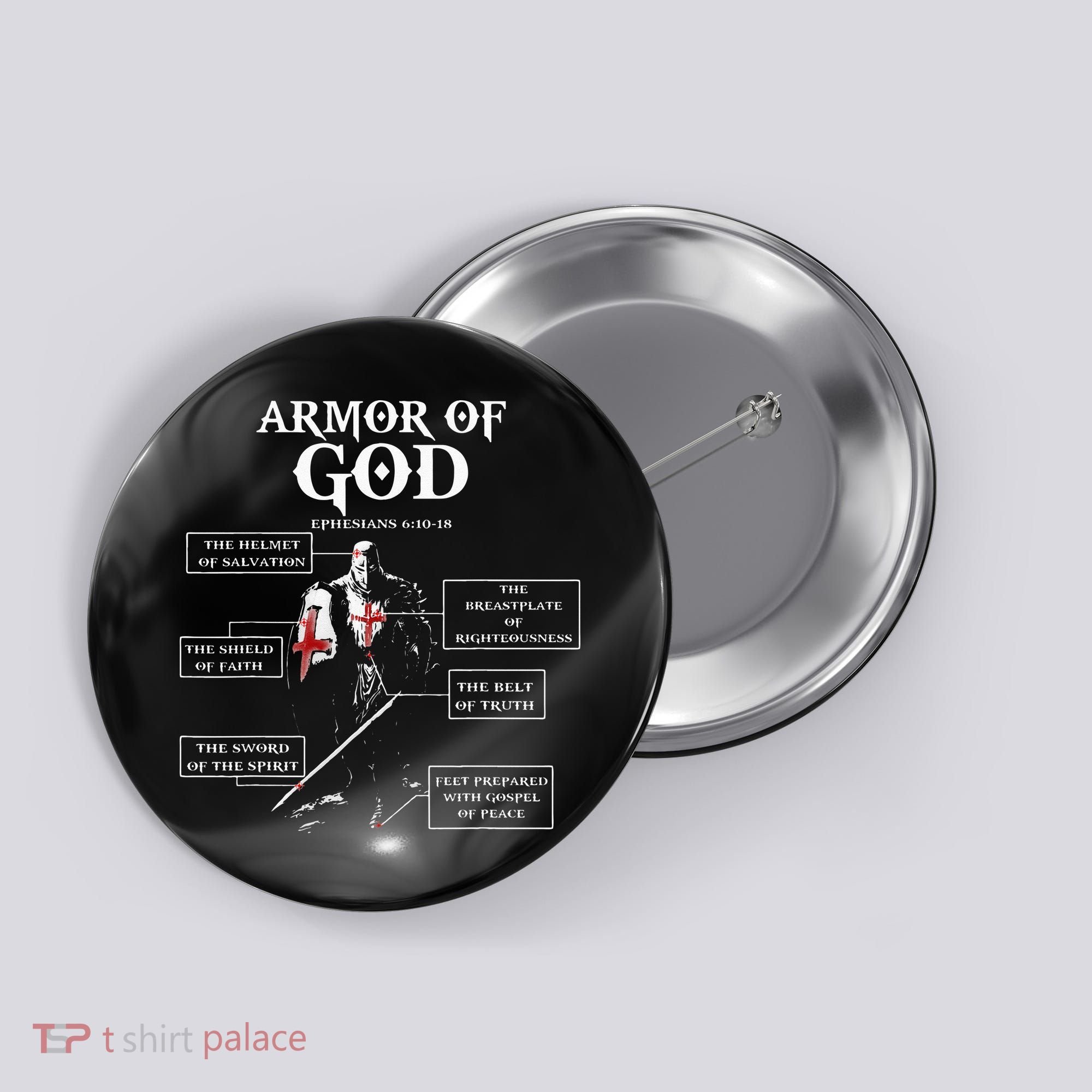 Armor Of God Bible Verse Cool For Religious Christian Button