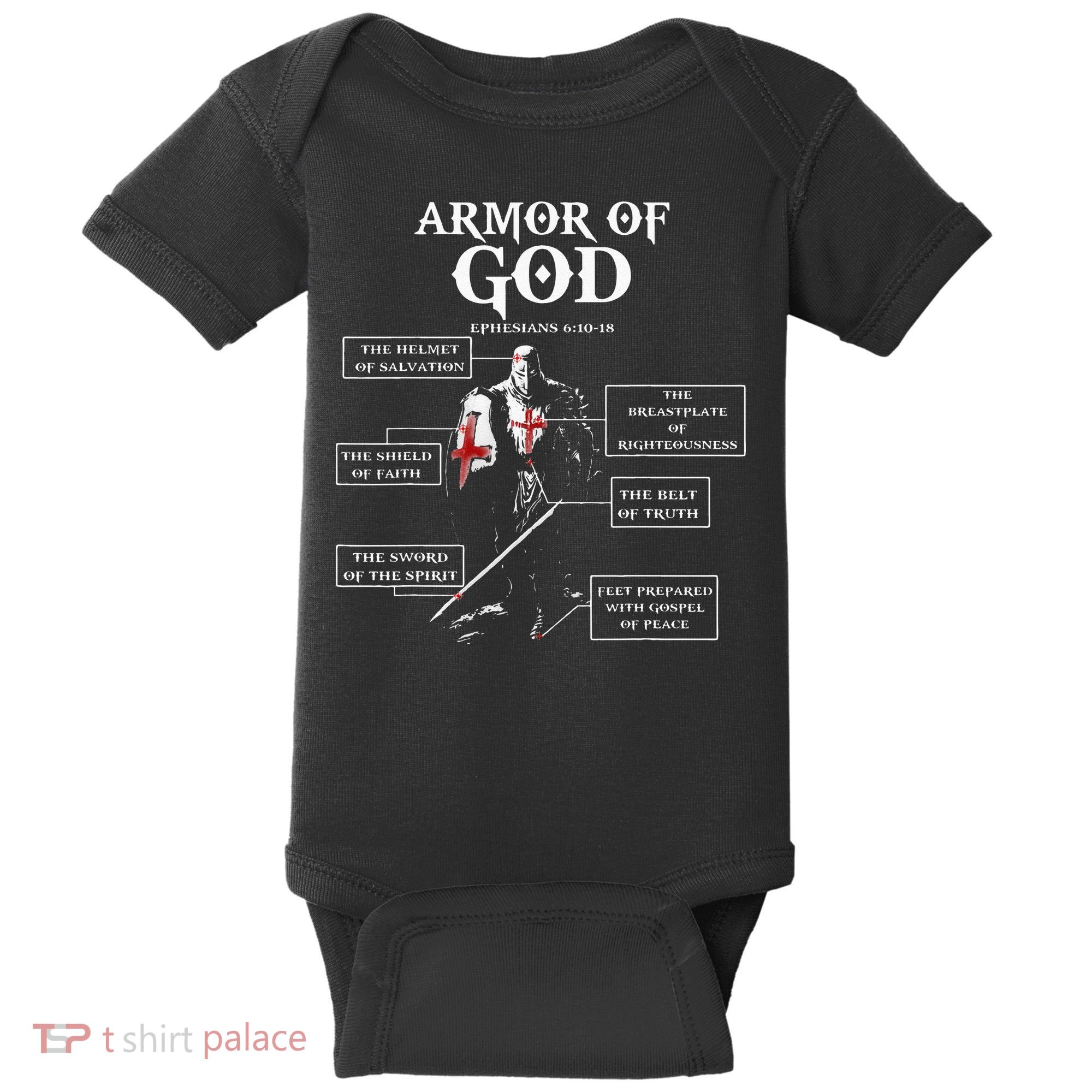 Armor Of God Bible Verse Cool For Religious Christian Baby Bodysuit