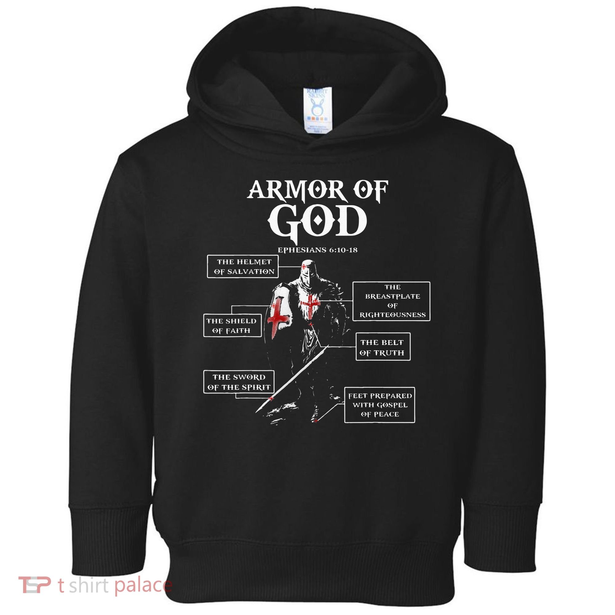 Armor Of God Bible Verse Cool For Religious Christian Toddler Hoodie