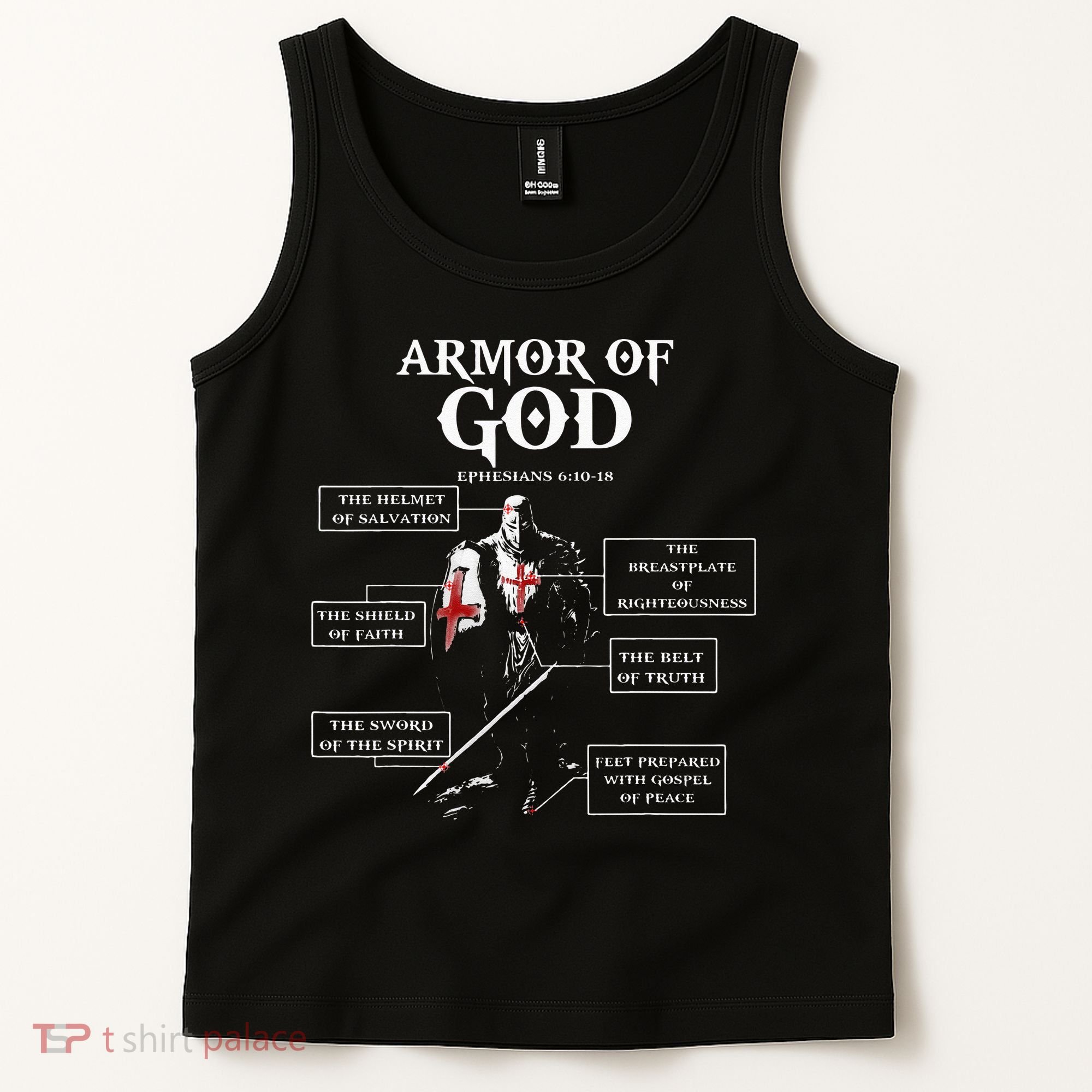 Armor Of God Bible Verse Cool For Religious Christian Tank Top
