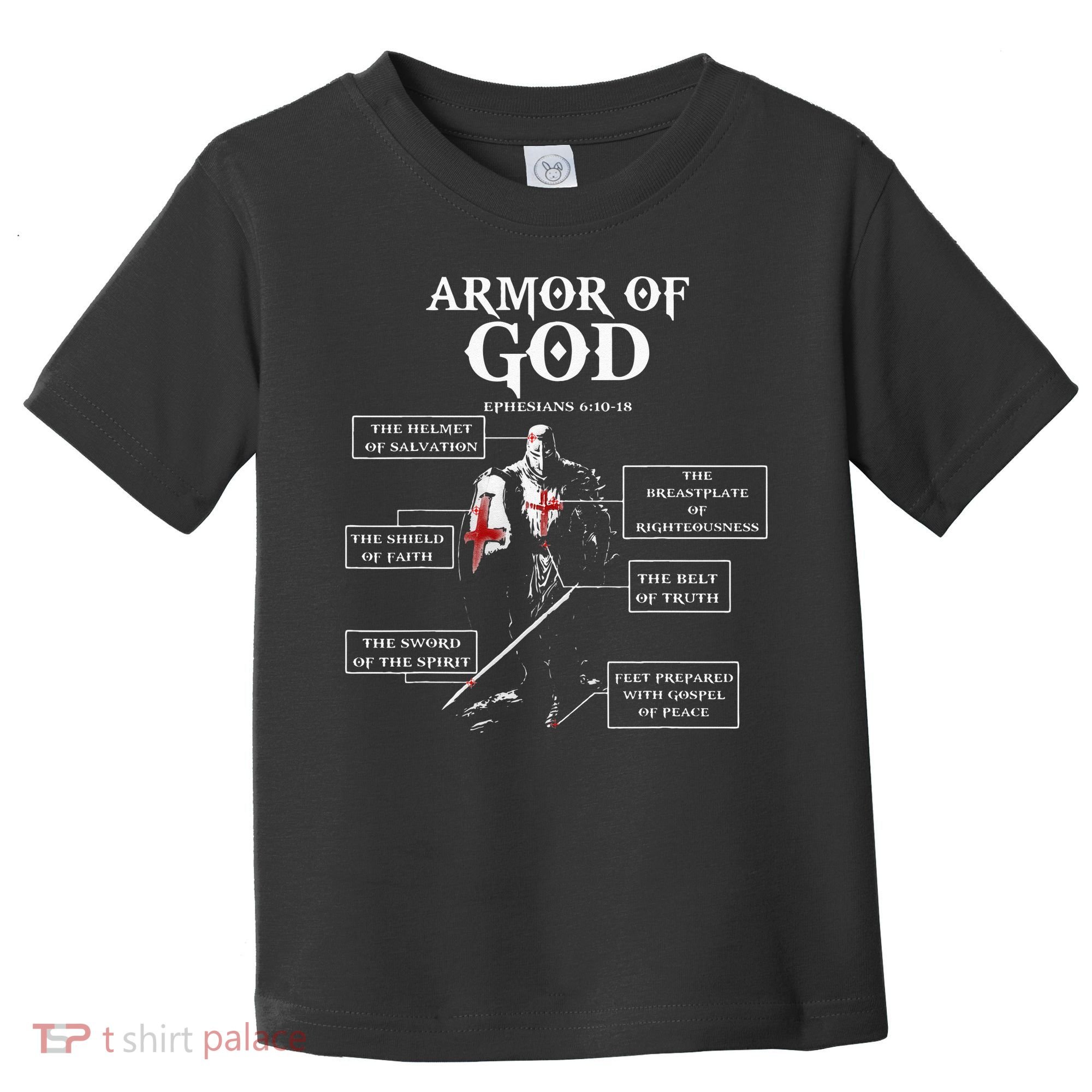 Armor Of God Bible Verse Cool For Religious Christian Toddler T-Shirt