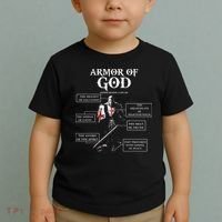 Armor Of God Bible Verse Cool For Religious Christian Toddler T-Shirt thumb 2